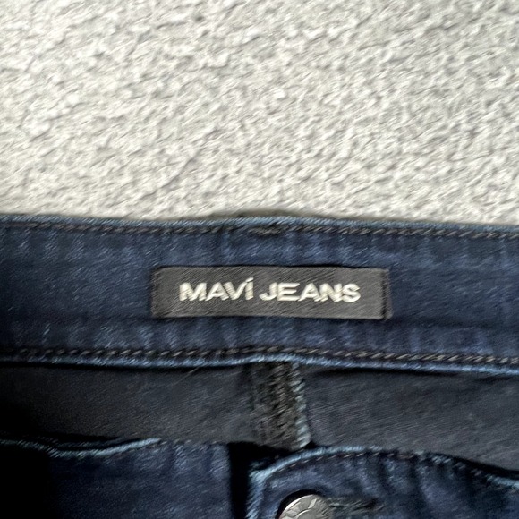 Mavi Jeans Mens 38x30 Blue Jake Slim Leg Casual Stretch Denim Preppy Logo Adult - Picture 9 of 13